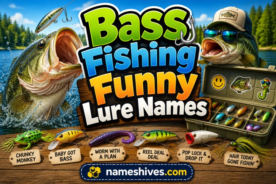 Bass Fishing Funny Lure Names