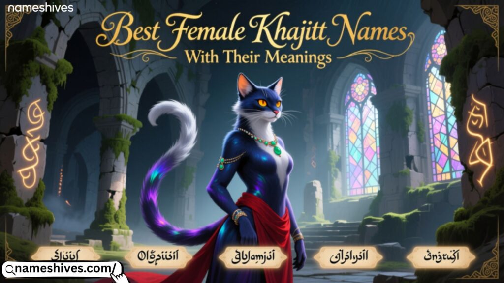 Best Female Khajiit Names With Their Meanings 