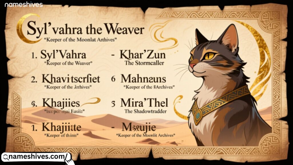 Job Specific Khajiit Names For Your Character 