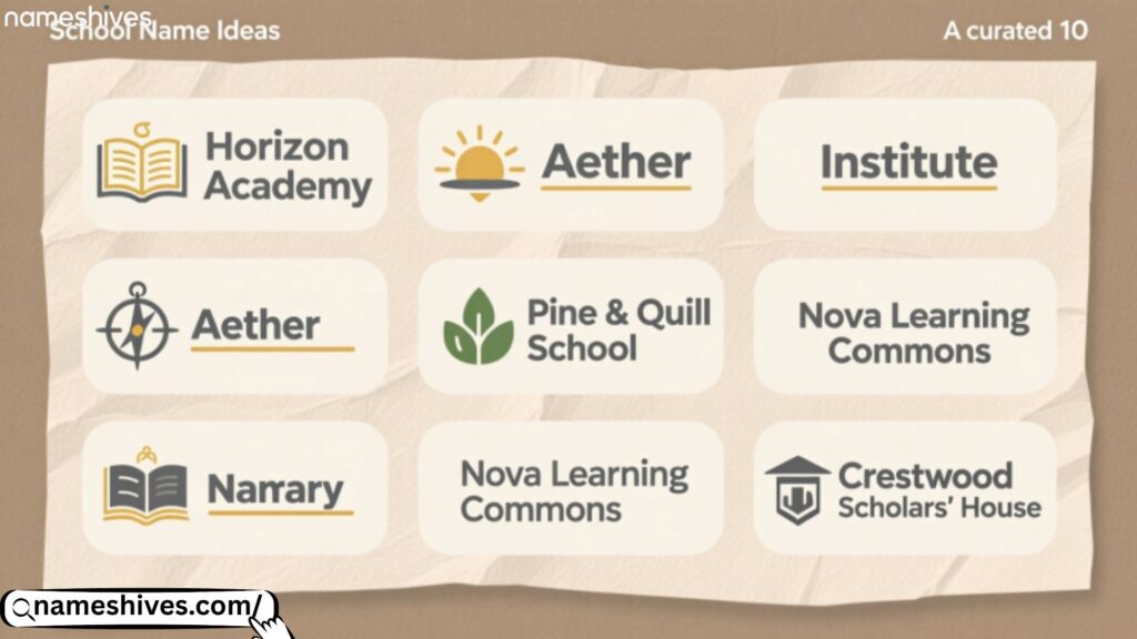 Thematic School Name Ideas 