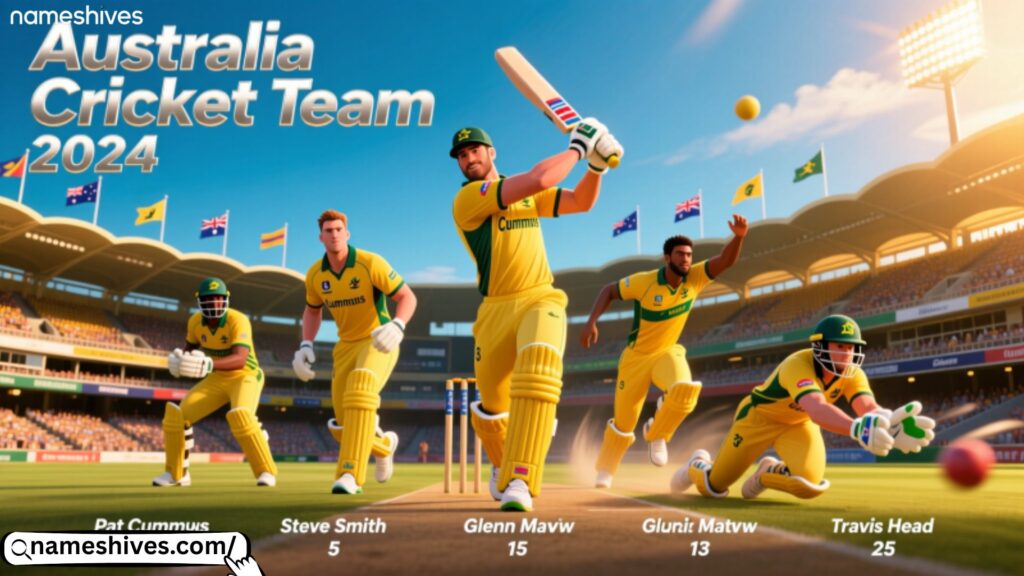 Australia Cricket Team Names