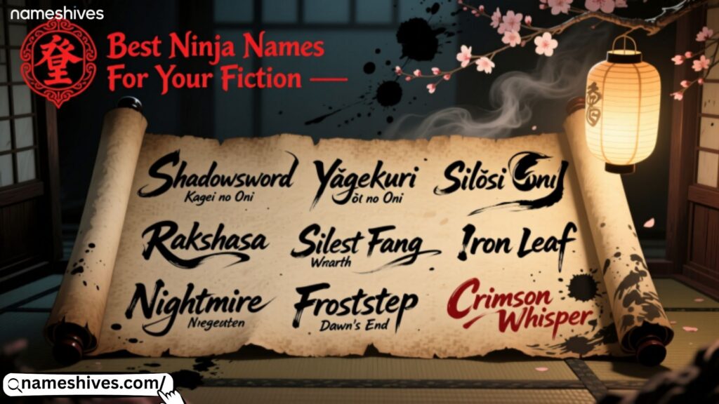 Best Ninja Names For Your Fiction 