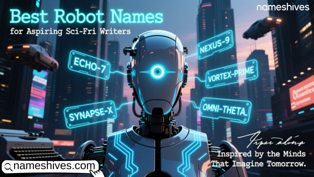 Best Robot Names for Aspiring Sci-Fi Writers 