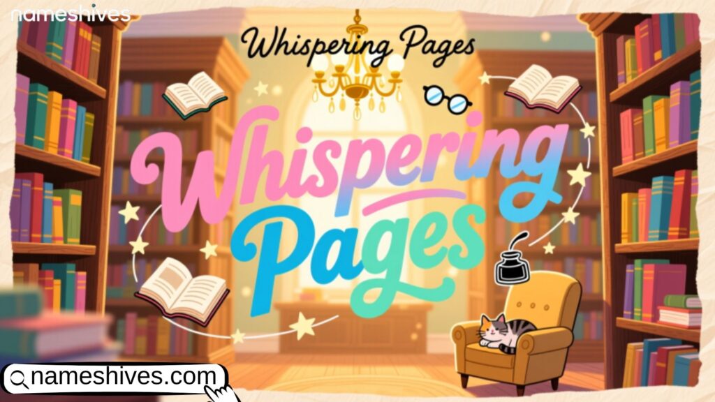 Catchy Bookstore Names