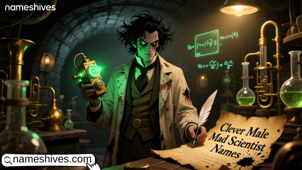 Clever Male Mad Scientist Names 