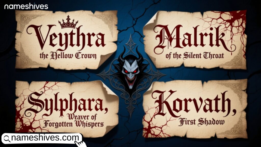 Creative Villain Names