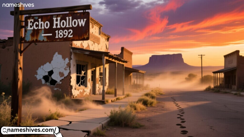 Deserted Ghost Town Names 