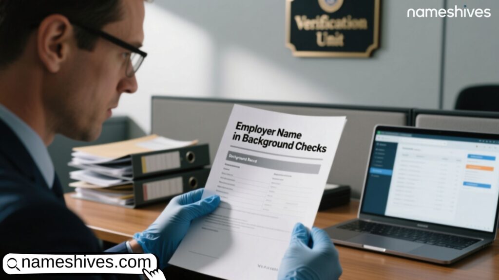 Employer Name Meaning in Background Checks 