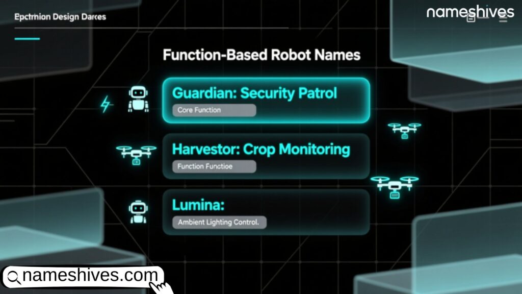 Function Based Robot Names 