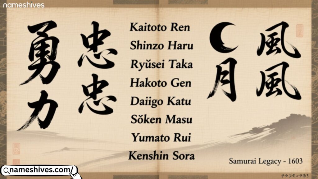 Japanese Samurai Name Ideas