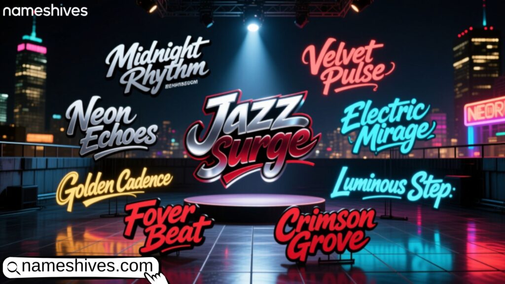 Jazz Dance Team Names 