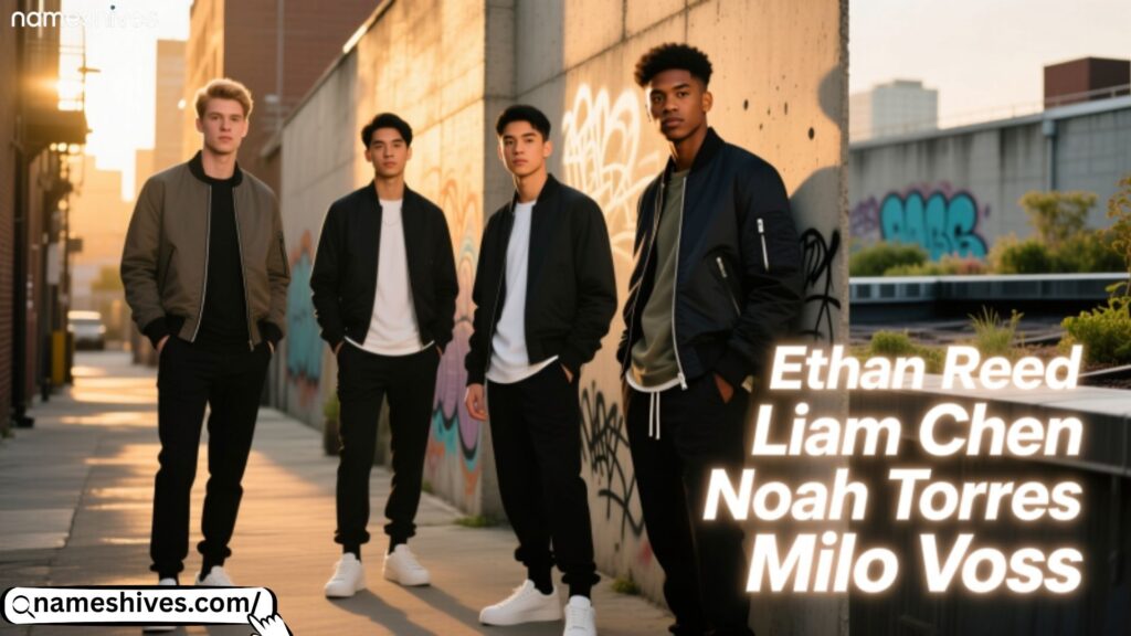 Modern Male Characters Names