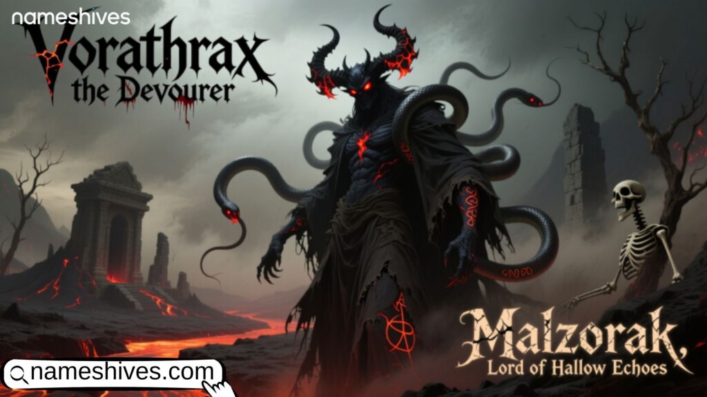 Mythological Malevolent Villain Names