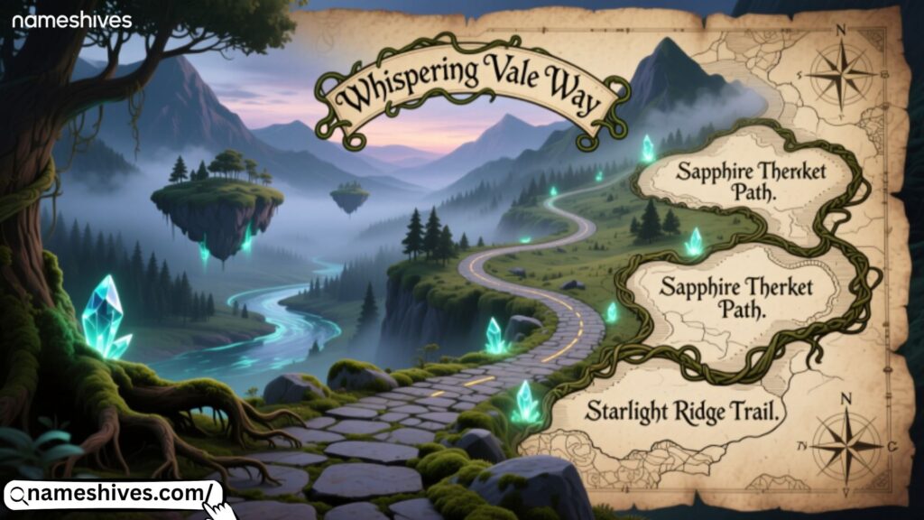 Nature Themed Fantasy Road Names