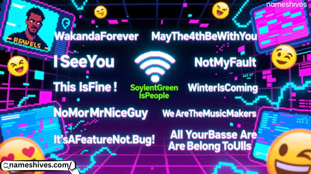 Pop Culture WiFi Names 