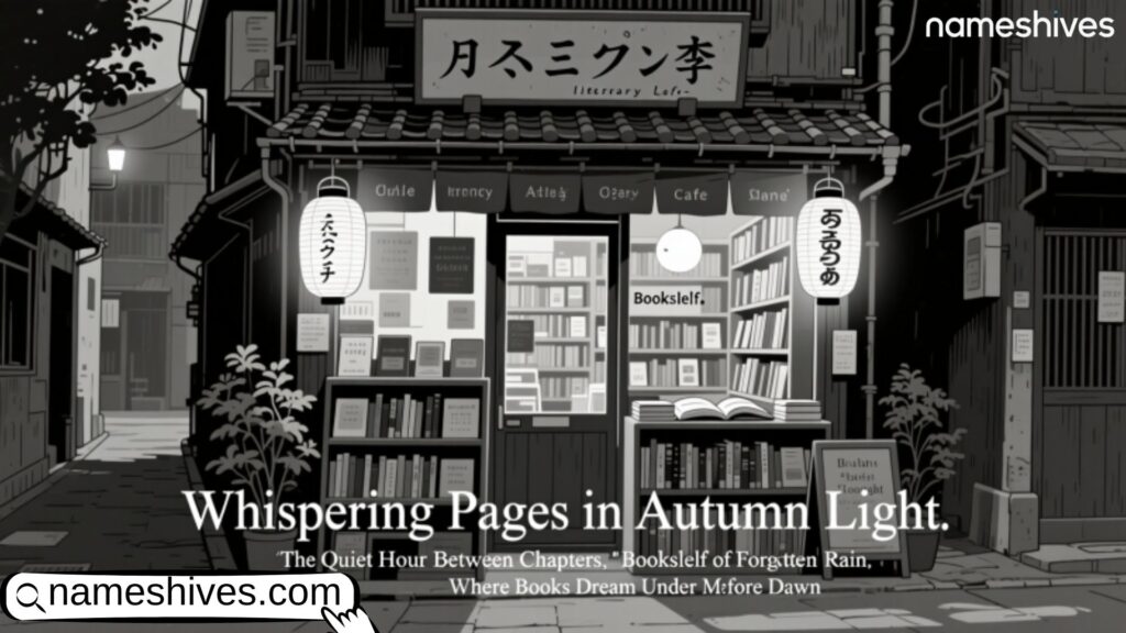 Random Bookstore Names