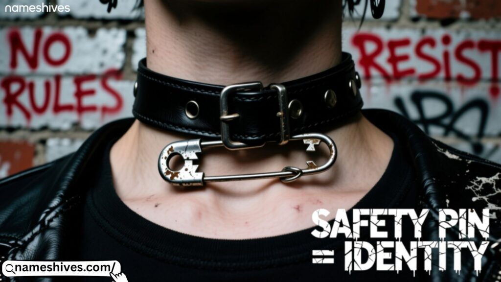Safety Pin Necklace Meaning in Punk Culture
