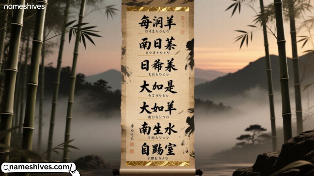 Samurai Names with Meaning 