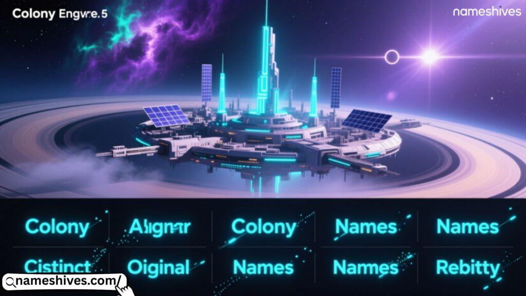 Sci-Fi Colony Nation Name Ideas