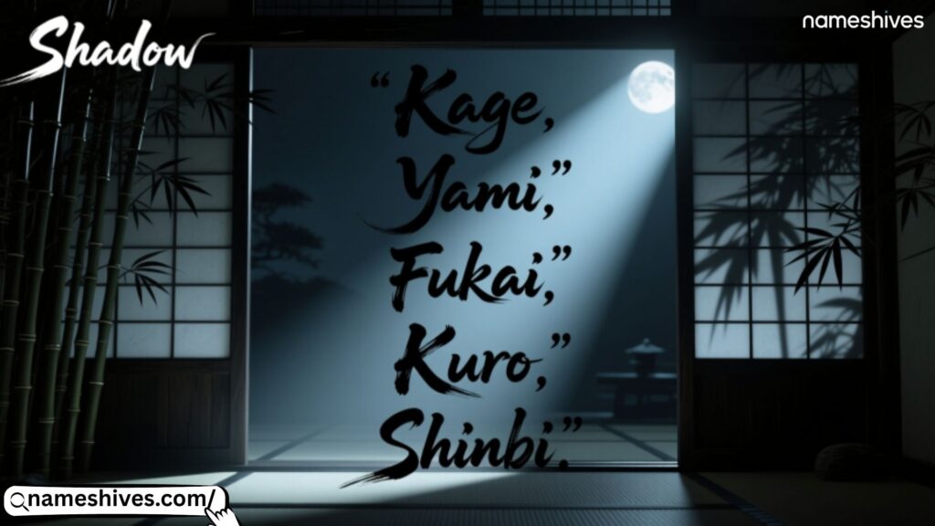 Shadow Based Ninja Names 