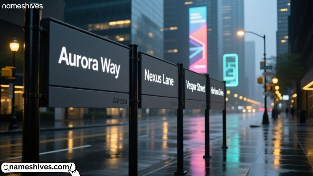 Street Names for Projects