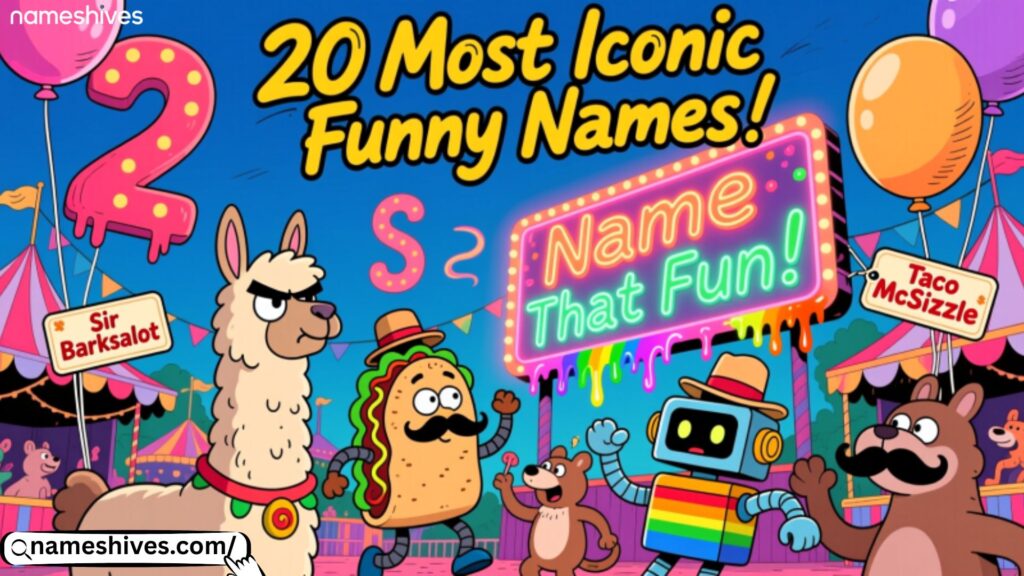 The 20 Most Iconic Funny Names 