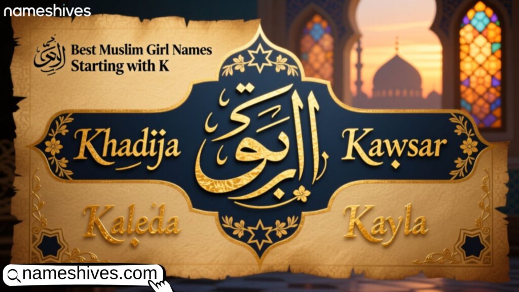 Best Muslim Girl Names Starting with K