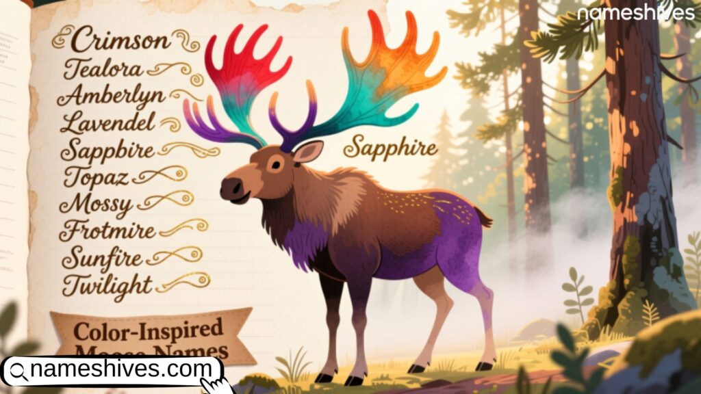 Color-Inspired Moose Names List