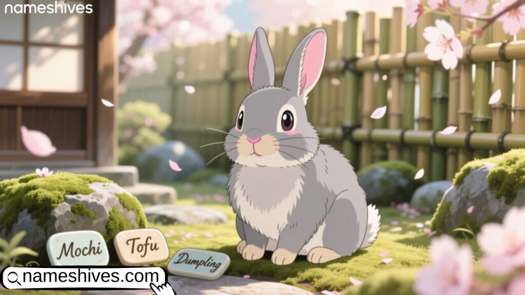 Food Inspired Gray Rabbit Names