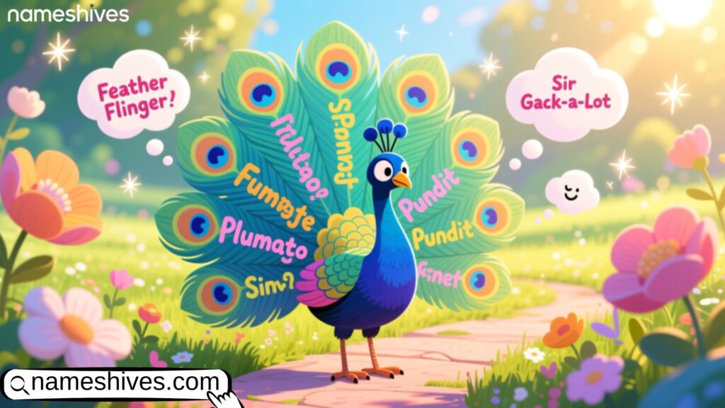 Funny Names for a Peacock