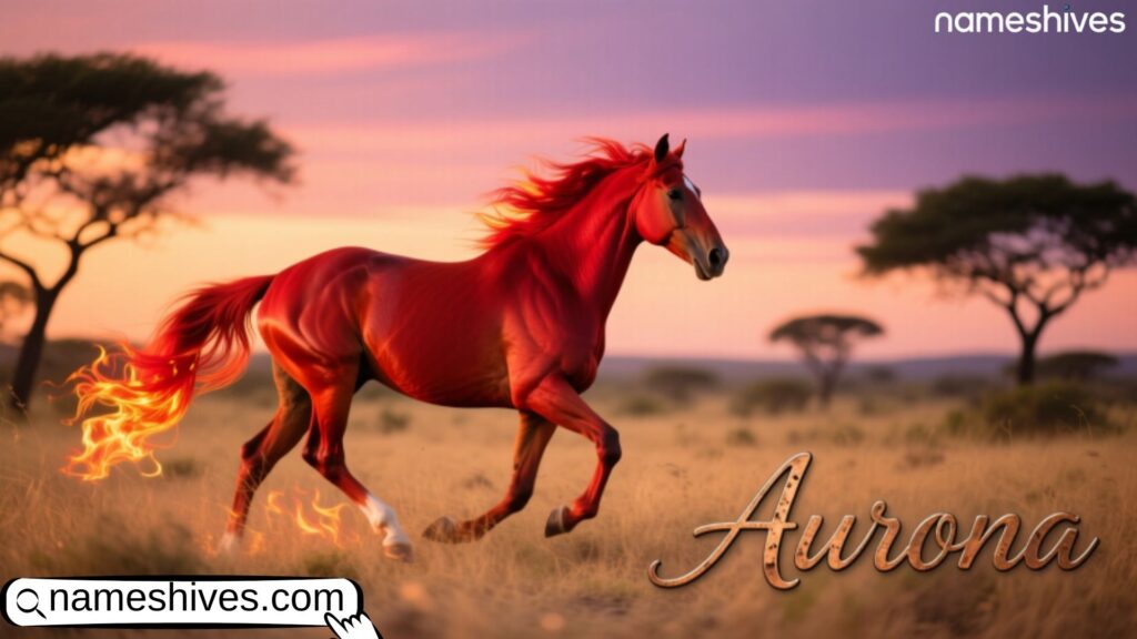 Nature Inspired Red Horse Names 