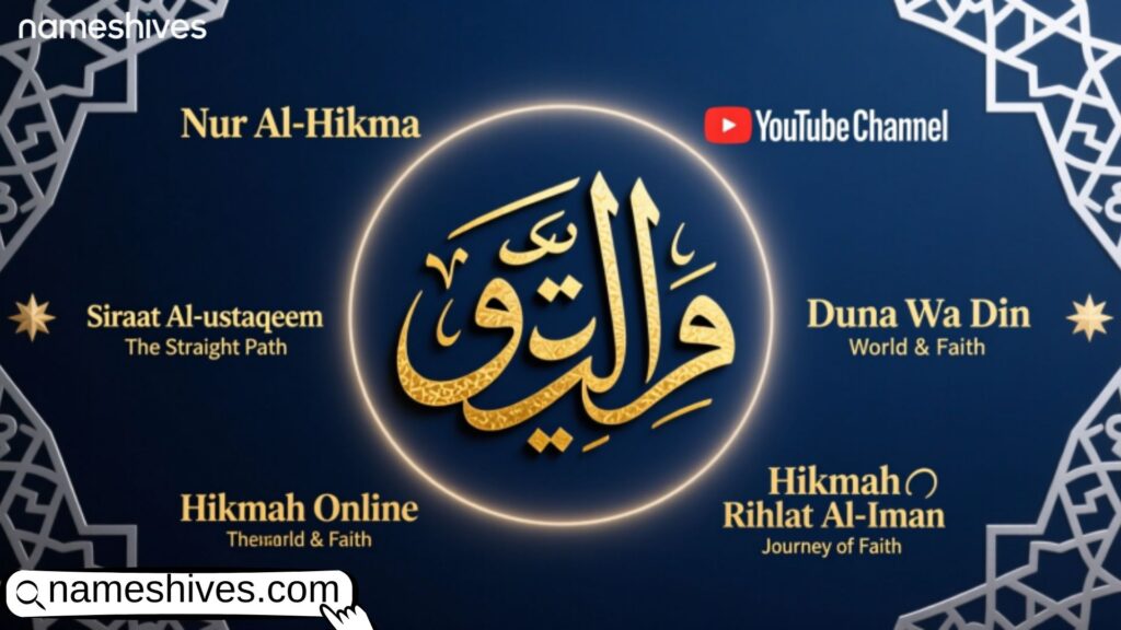 New Best Islamic YouTube Channel Names 