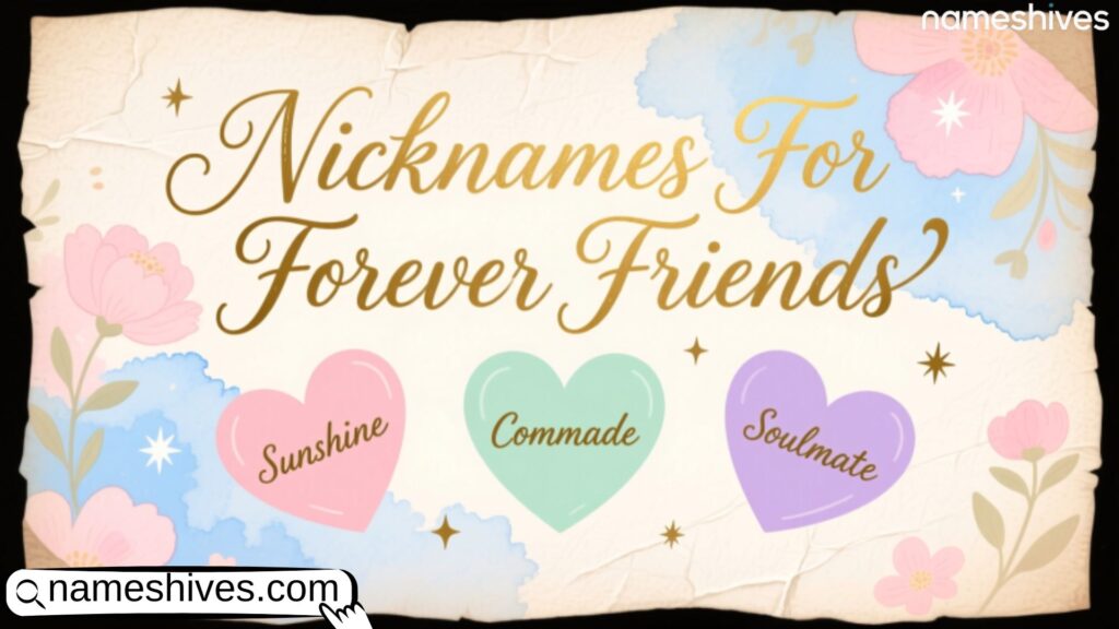 Nicknames For Forever FriendsÂ