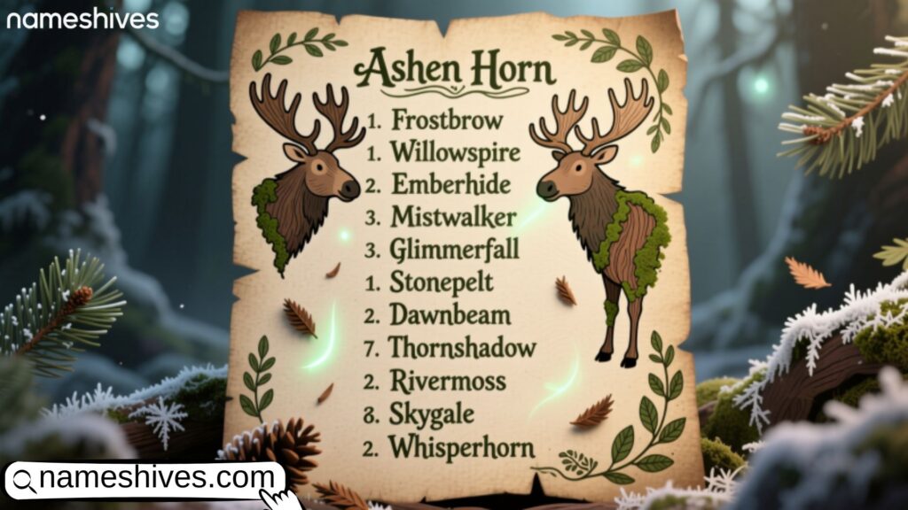 Other Aesthetics Moose Names ListÂ
