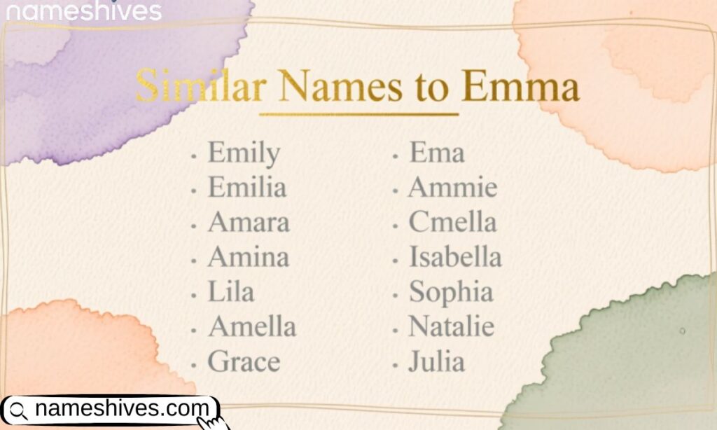 Similar Names to Emma 