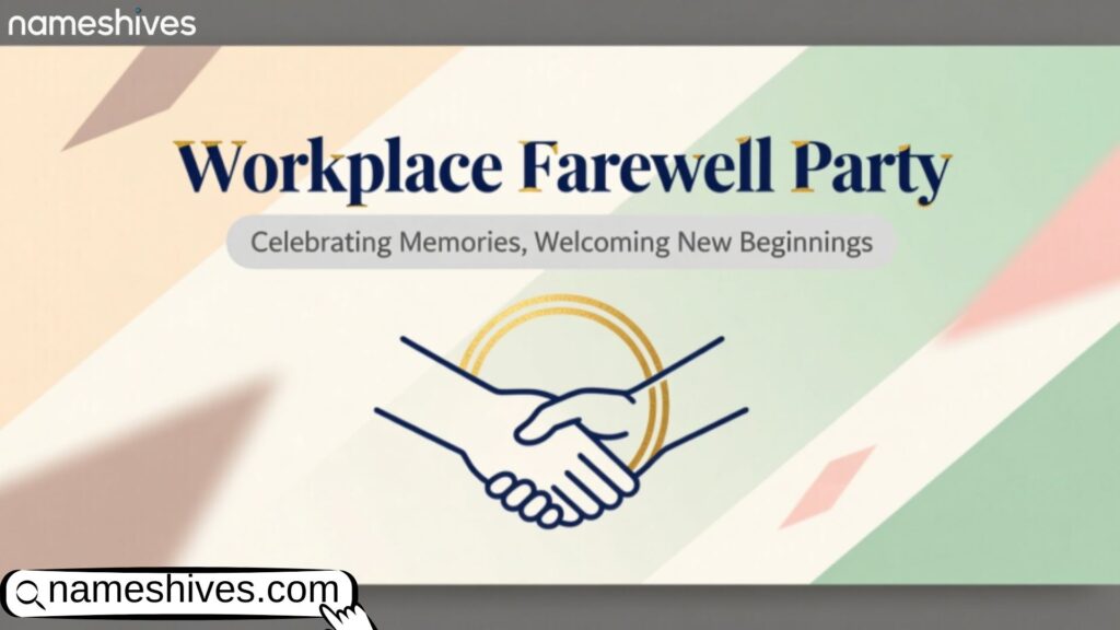 Workplace Farewell Party Names 