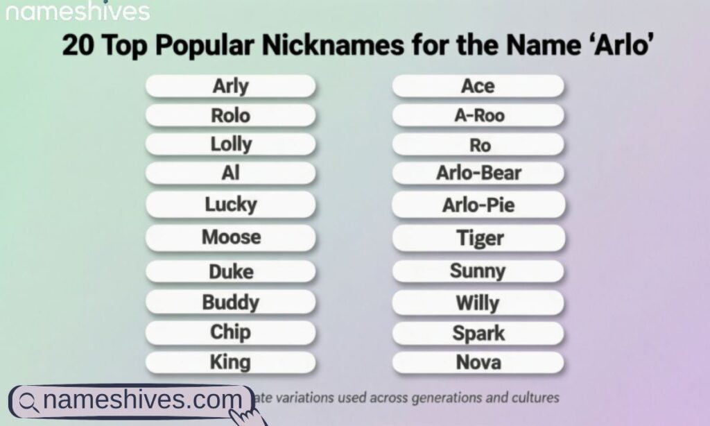 20 Top Popular Nicknames for the Name “Arlo”