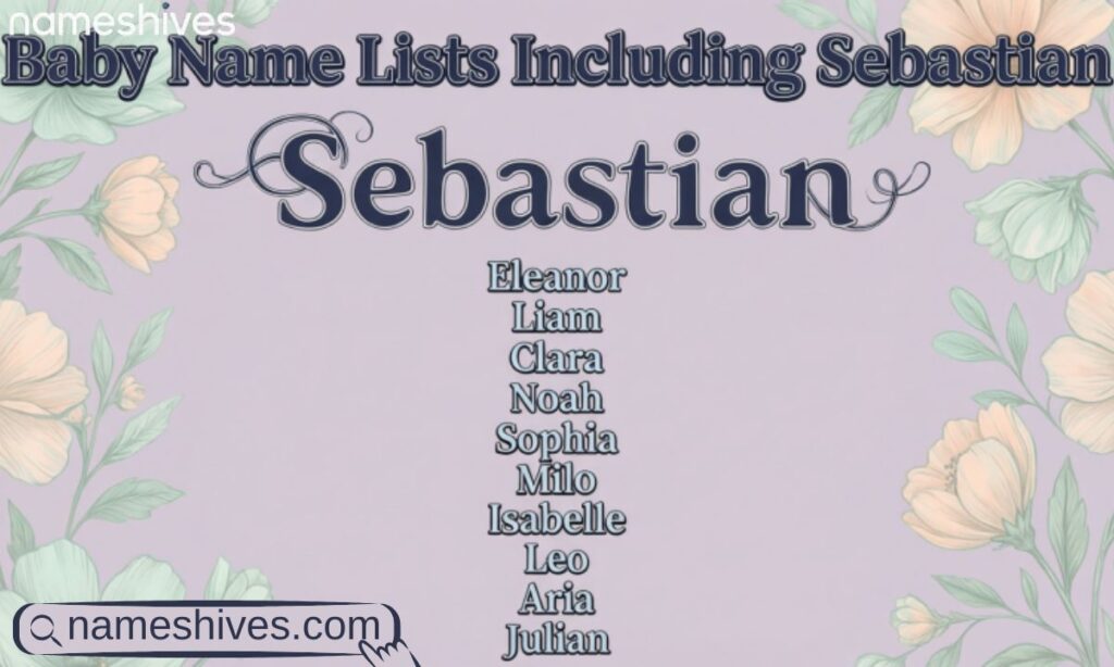 Baby Name Lists Including Sebastian