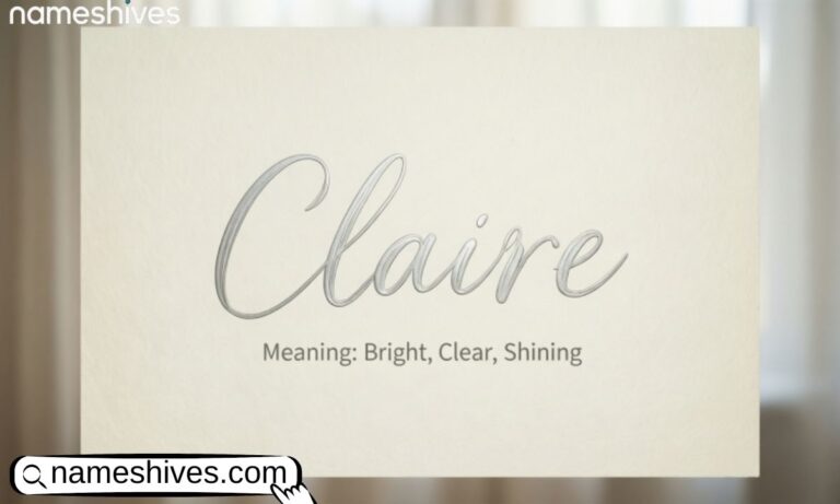 Claire Name Meaning