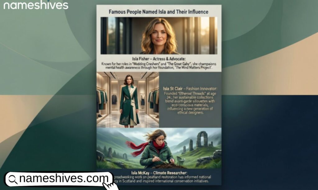 Famous People Named Isla and Their Influence