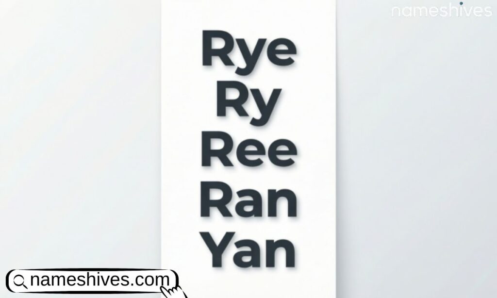 Nicknames for Ryan
