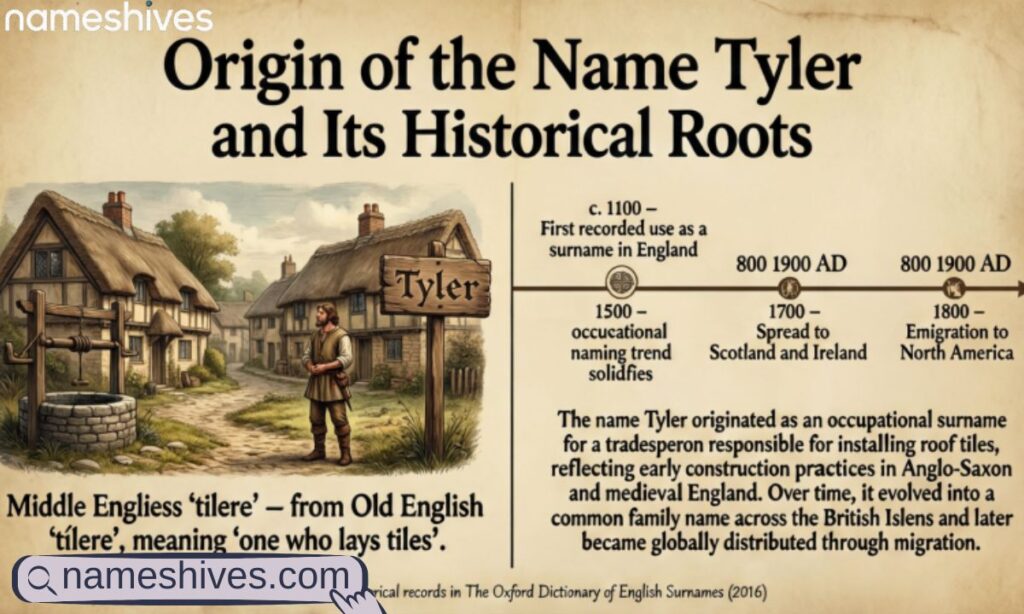 Origin of the Name Tyler and Its Historical Roots