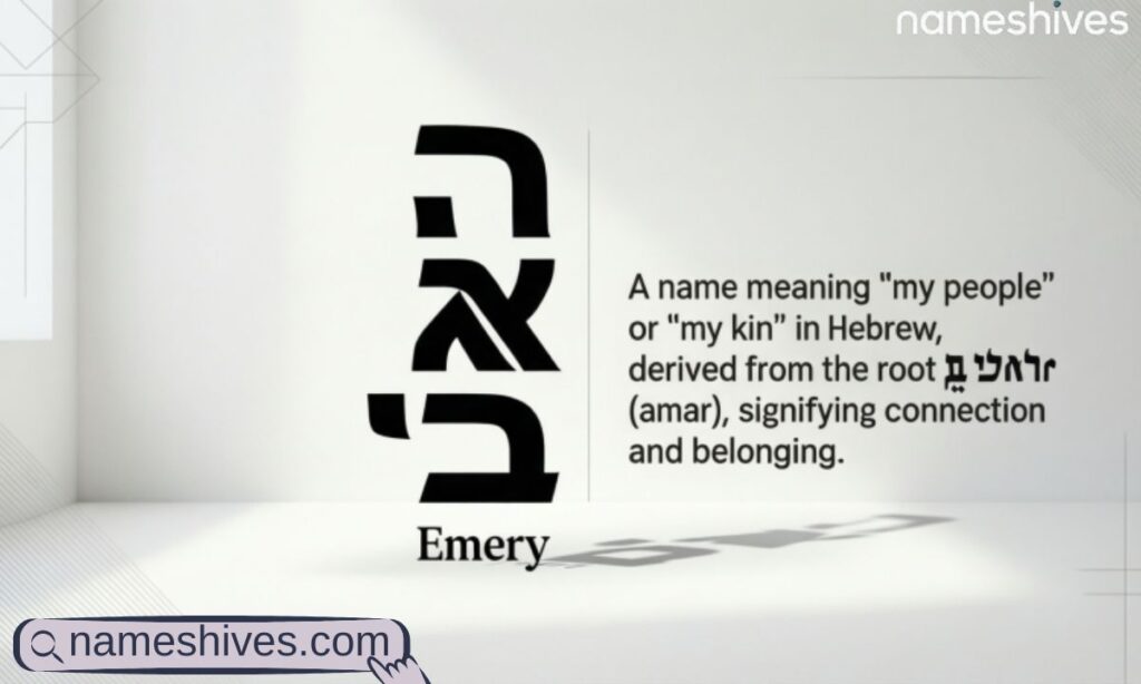 The Meaning of “Emery” in Hebrew