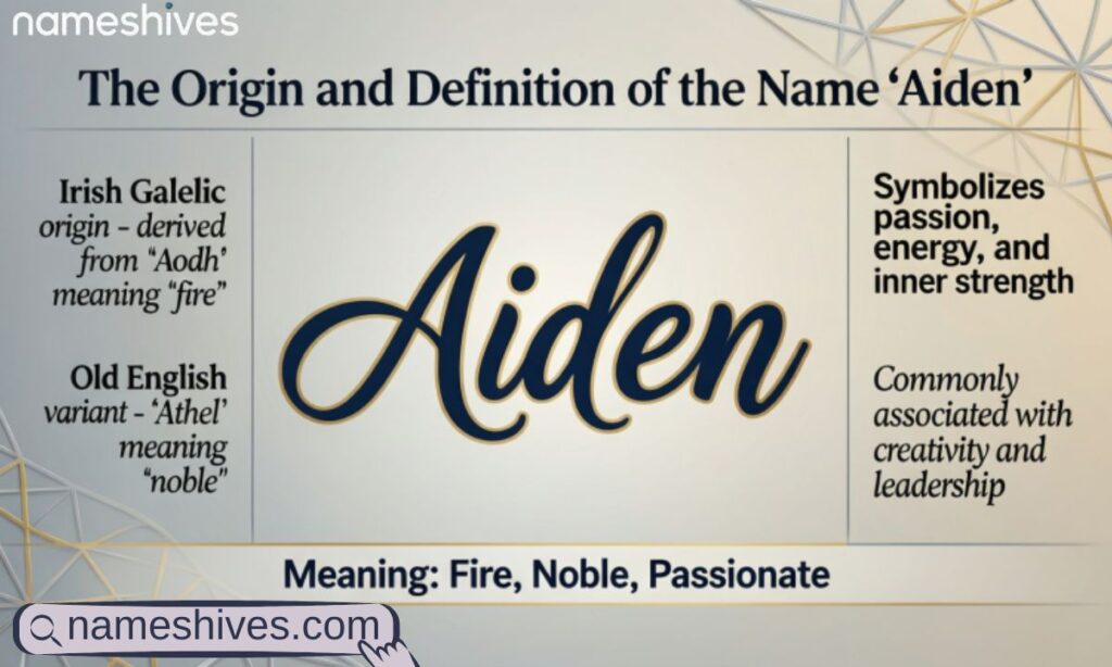 The Origin and Definition of the Name Aiden 