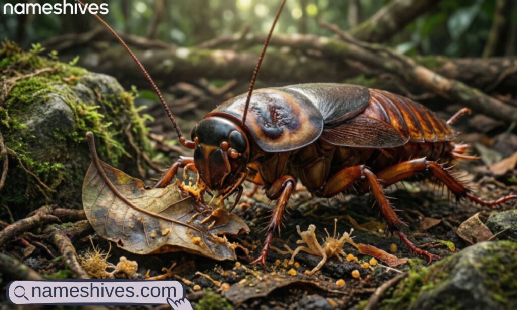 Based on What Does Megaloblatta Longipennis Eat