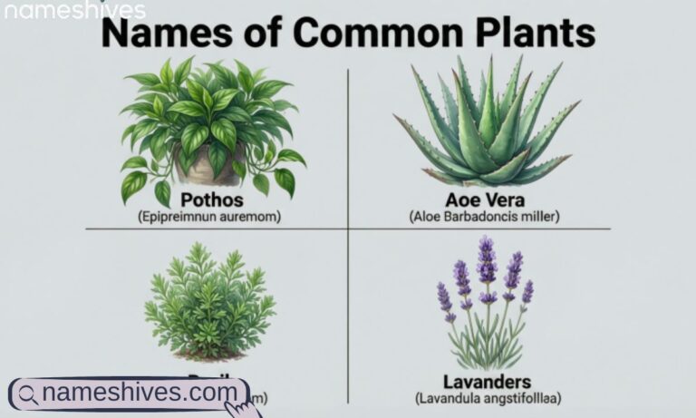 Names of Common Plants