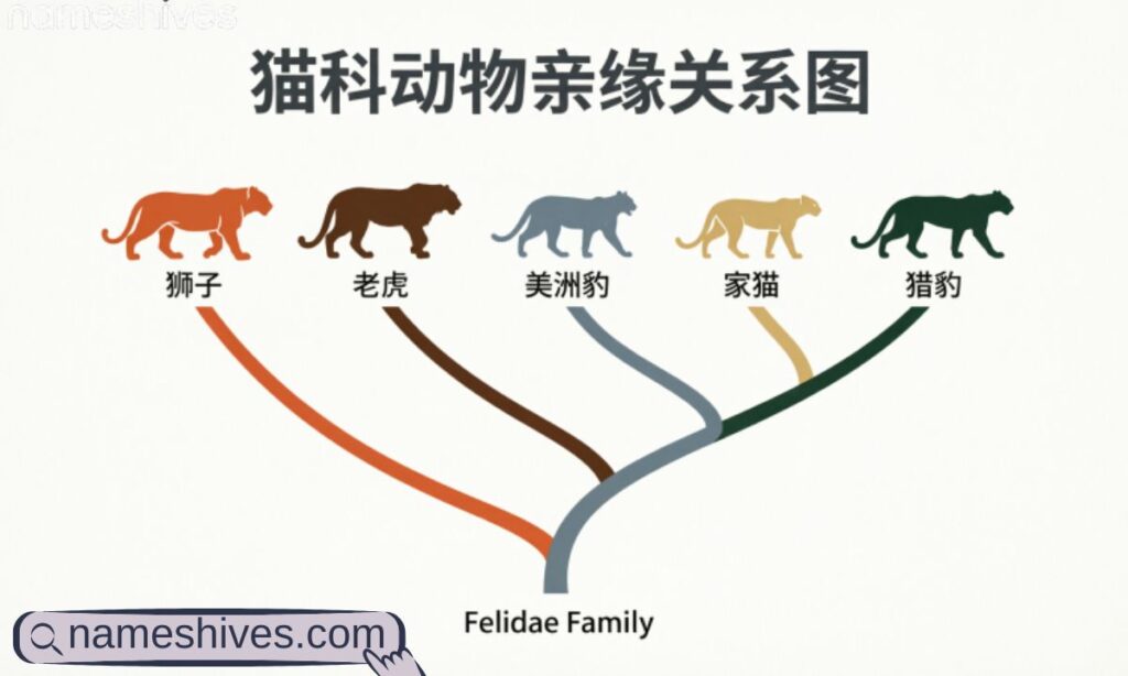 Related Species in the Felidae Family