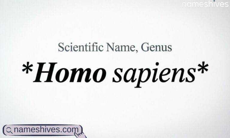 Scientific Name, Genus