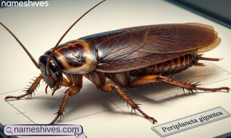 Scientific Name Of The Largest Cockroach
