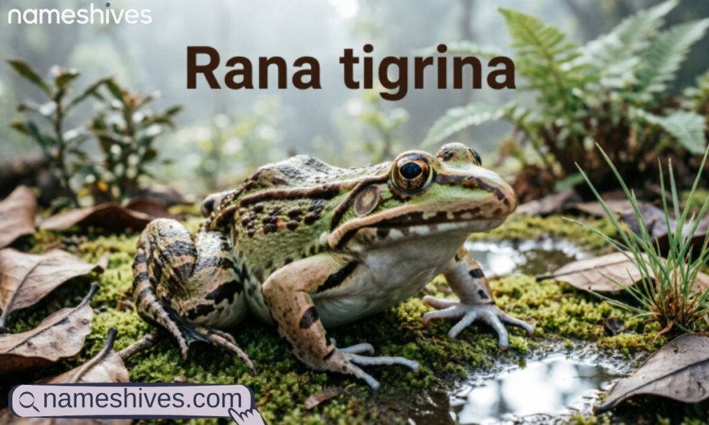Scientific Name of Indian Frog